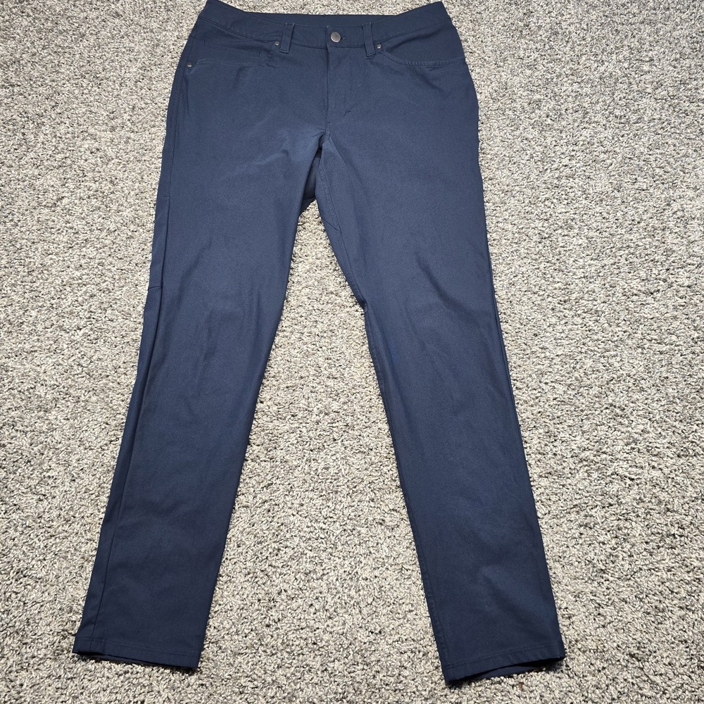 lululemon abc Slim Fit warpstreme Chino pants Men Size 31x30 Blue